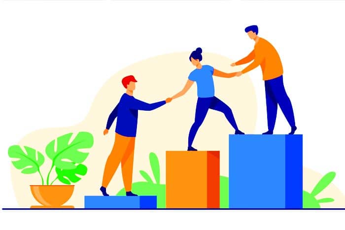 mentor profissional networking profissional corpo