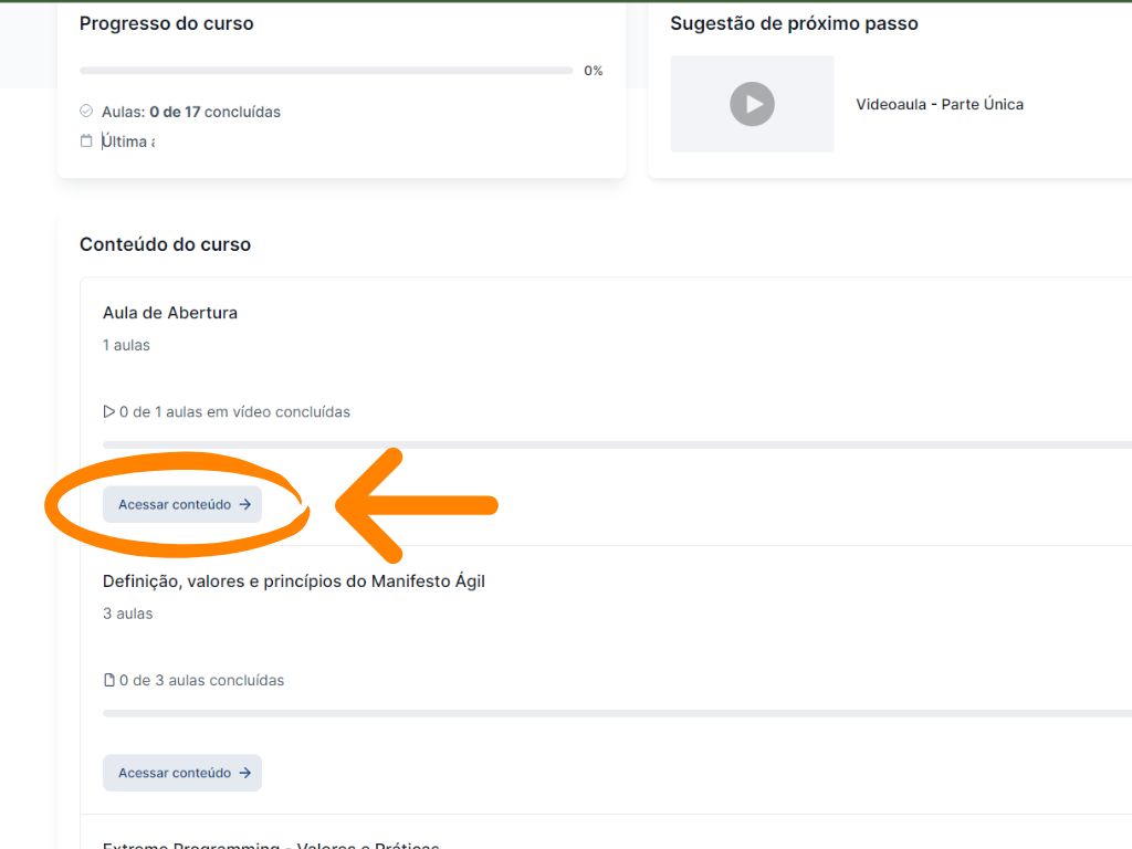 MP - Cursos Gratuitos IBMEC: sétima imagem do tutorial de inscrição do curso